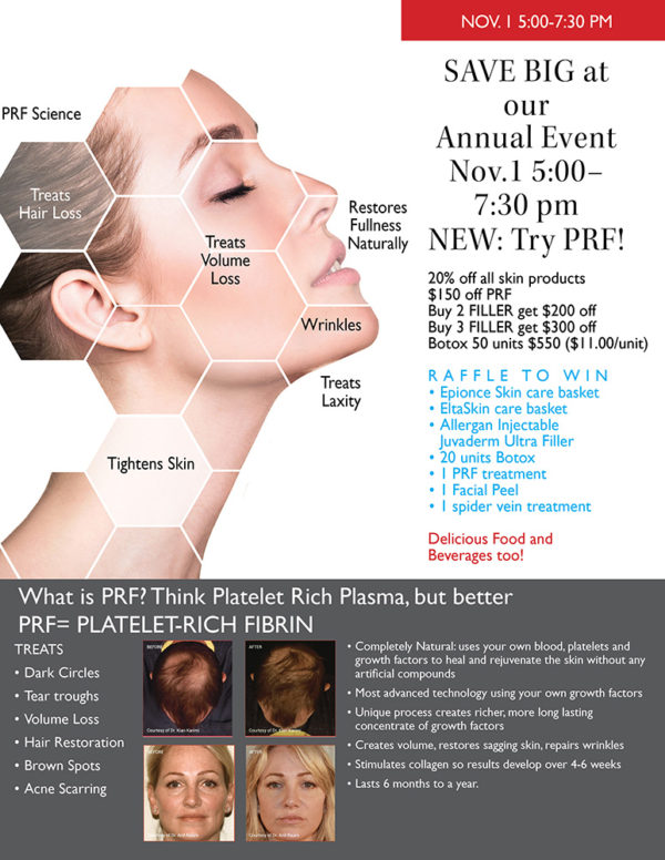 Annual Event What is PRF? LaserLight Treatment Center